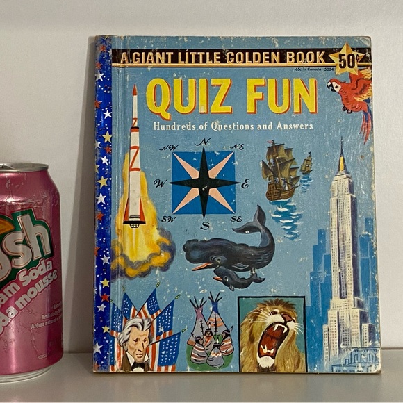 Vintage Little Golden Book Quiz Fun 50s Hundreds of Questions and Answers - Picture 2 of 12